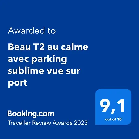 Beau T2 Au Calme Avec Parking Sublime Vue Sur Port * Canet-en-Roussillon